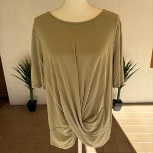 Cato Sage Green Blouse Size Large